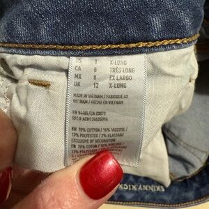 American Eagle Women’s Skinny Kick Bootcut Jeans Mid-Rise